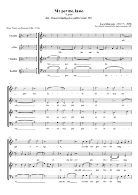 Ma per me, lasso, tornano