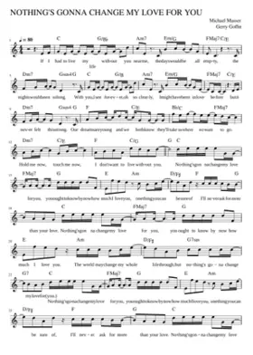 Nothing's Gonna Change My Love For You