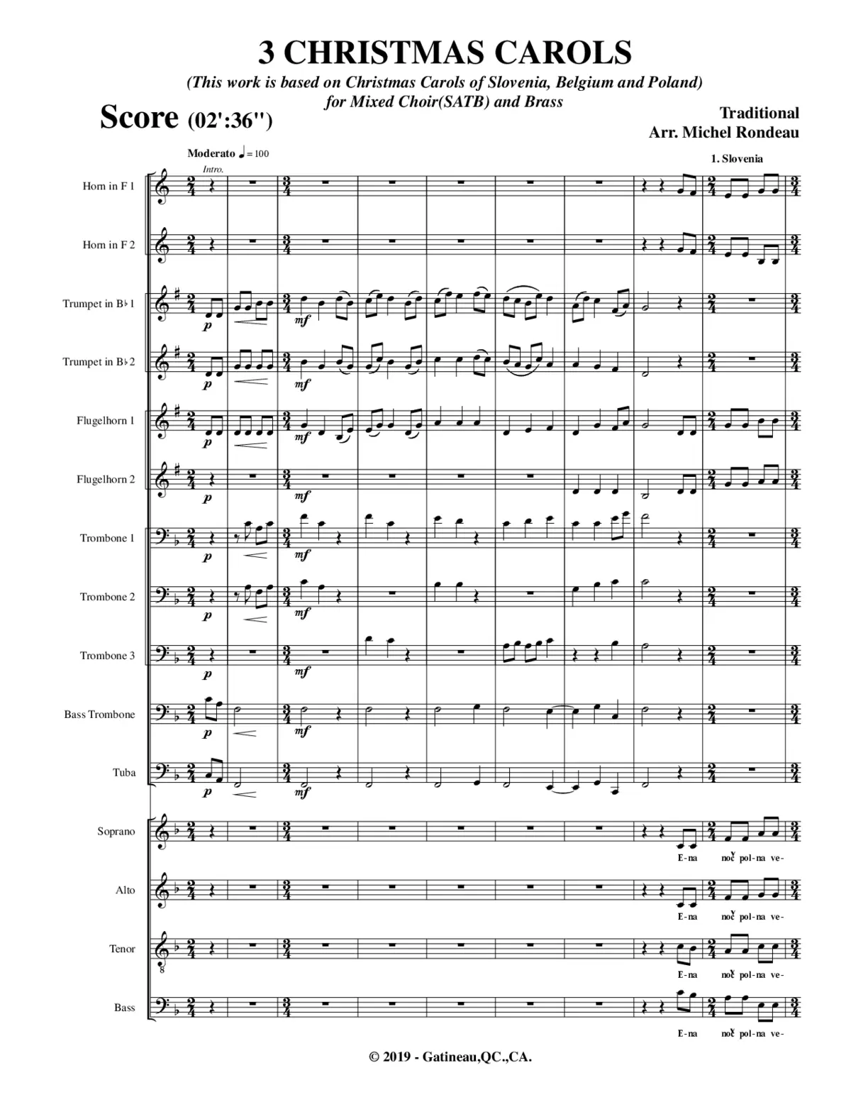 3 Christmas Carols - Page 1