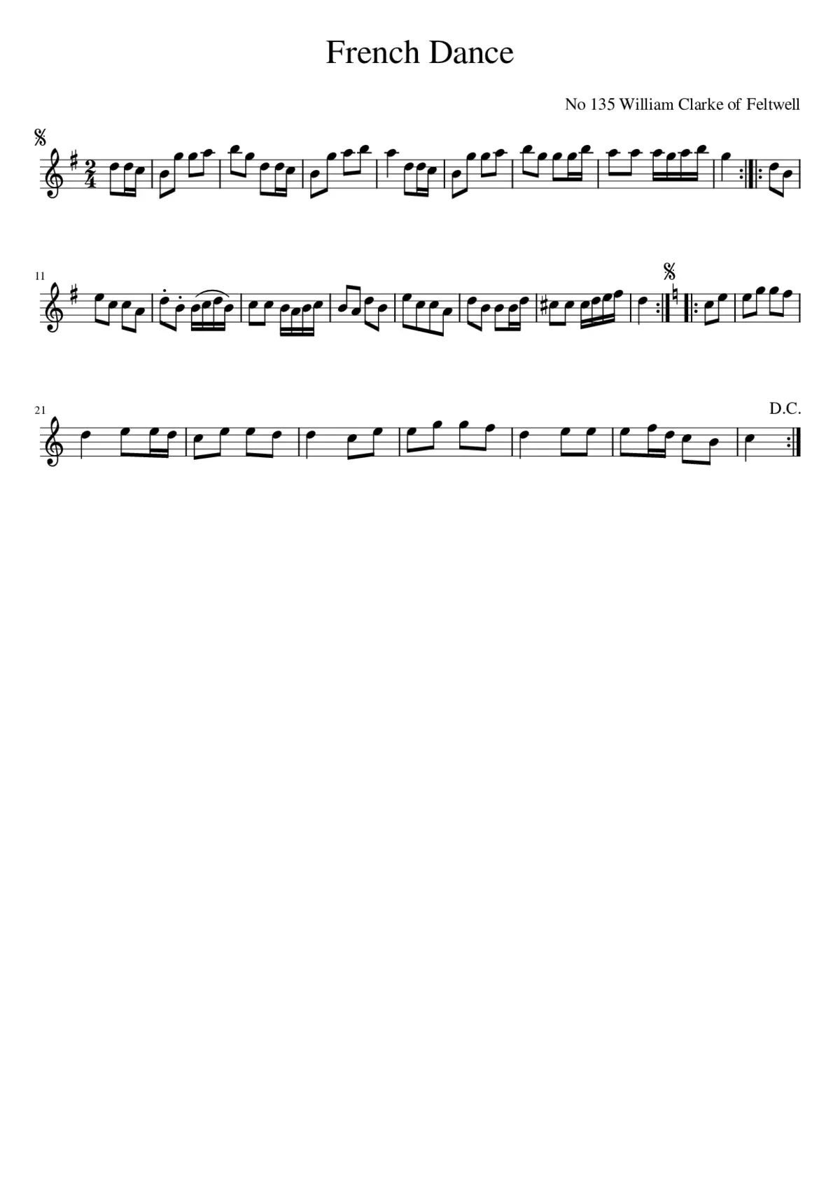 French Dance - Page 1