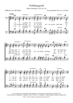 Frühlingsgruß, Op. 79, No. 4