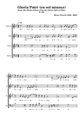 Gloria Patri, Z 105