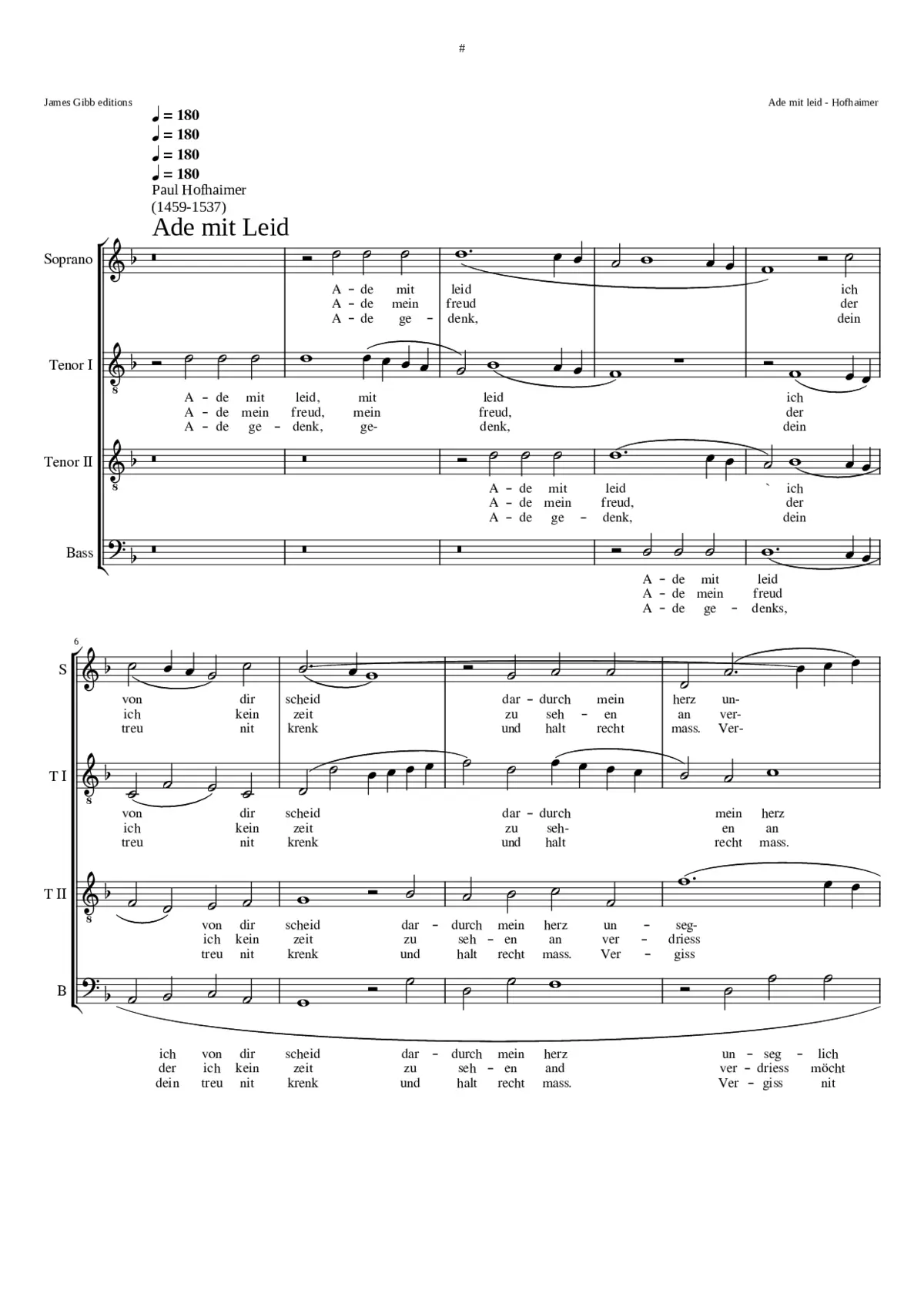 Ade mit Leid - Page 1