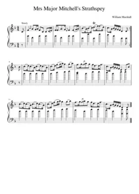 Mrs Major Mitchell's Strathspey