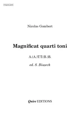 Magnificat quarti toni