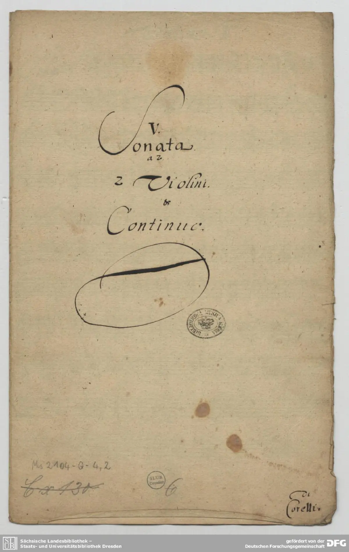 Trio Sonata in A minor - Page 1