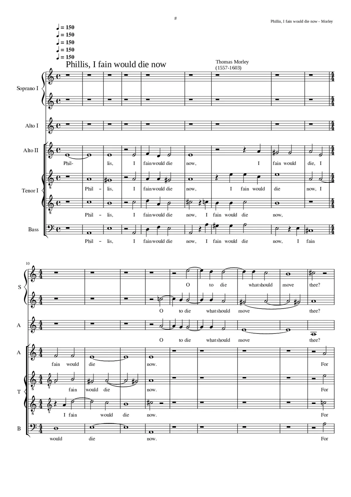 Phillis I fain would die now - Page 1