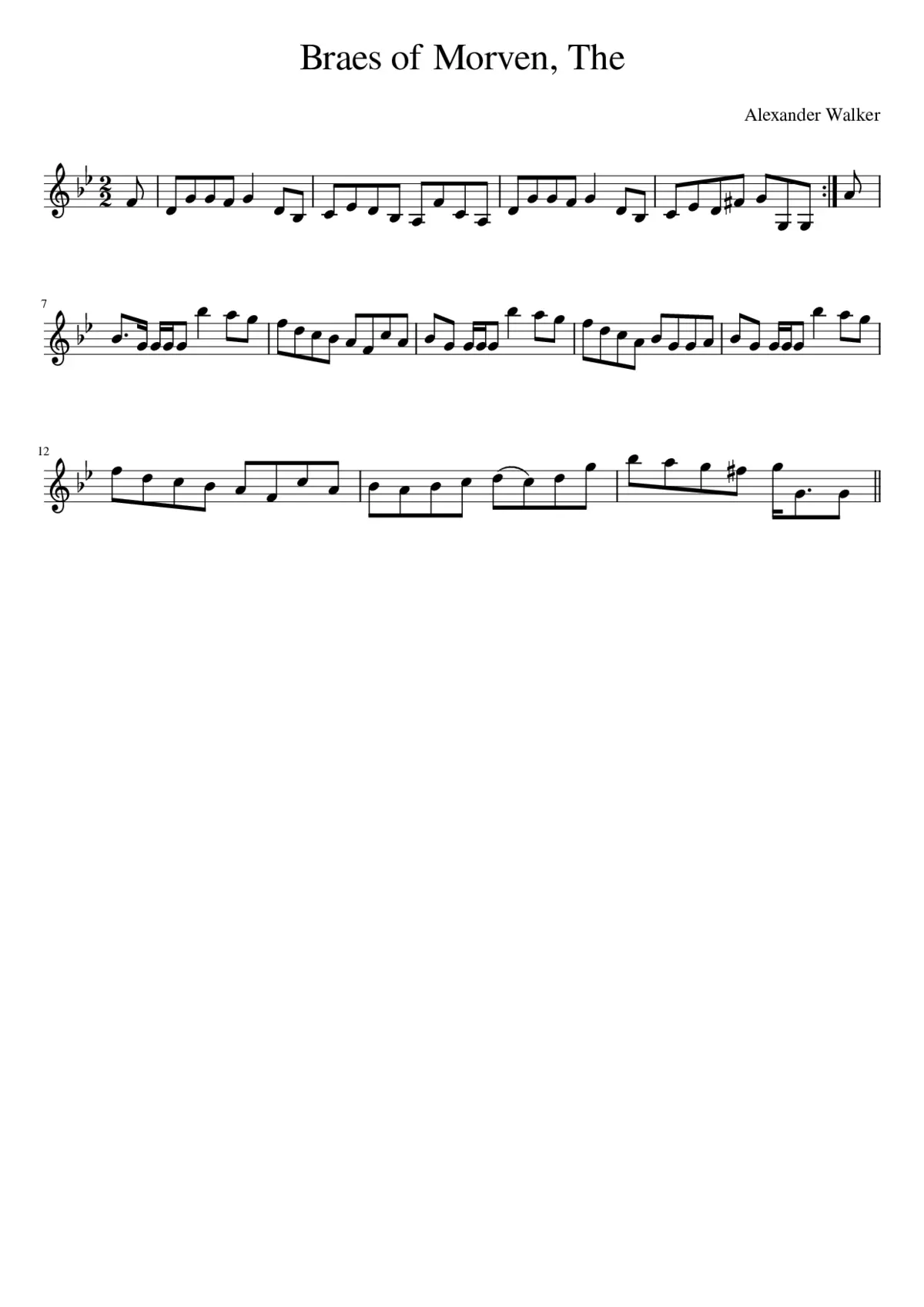 The Braes of Morven - Page 1