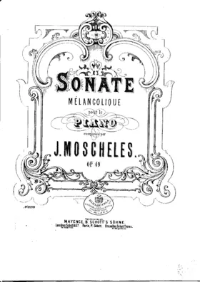 Sonate mélancolique