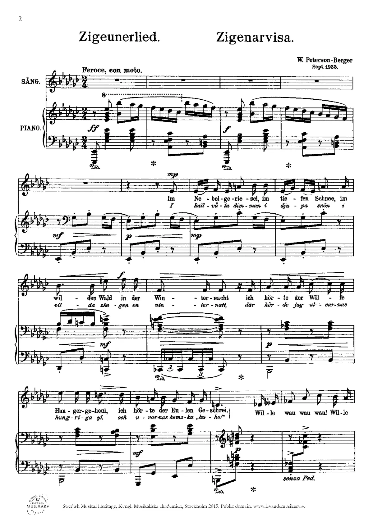 2 Romantic Songs - Page 1