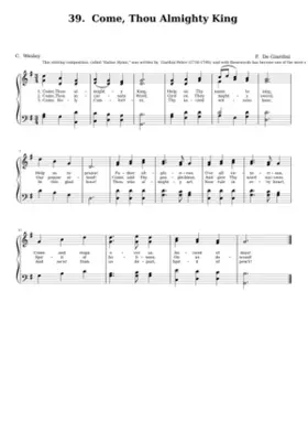 Come thou almighty king