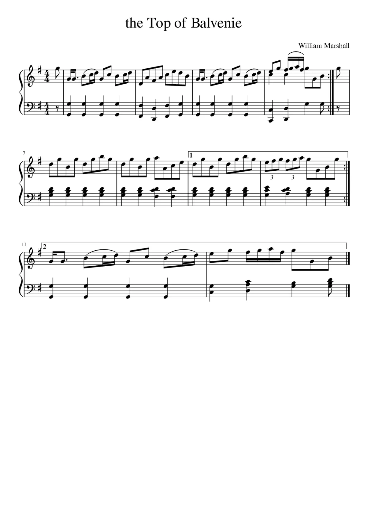 the Top of Balvenie - Page 1