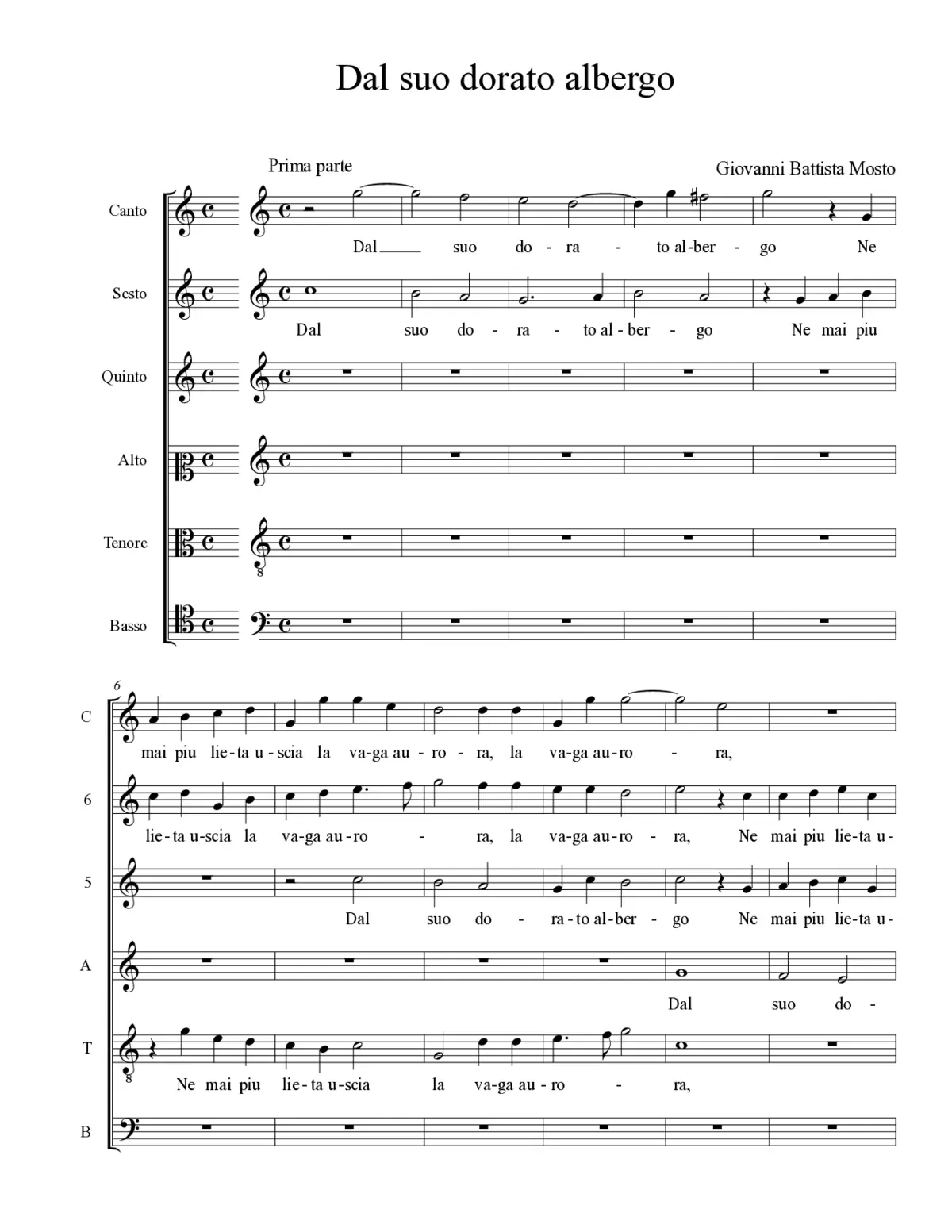 Dal suo dorato albergo - Page 1