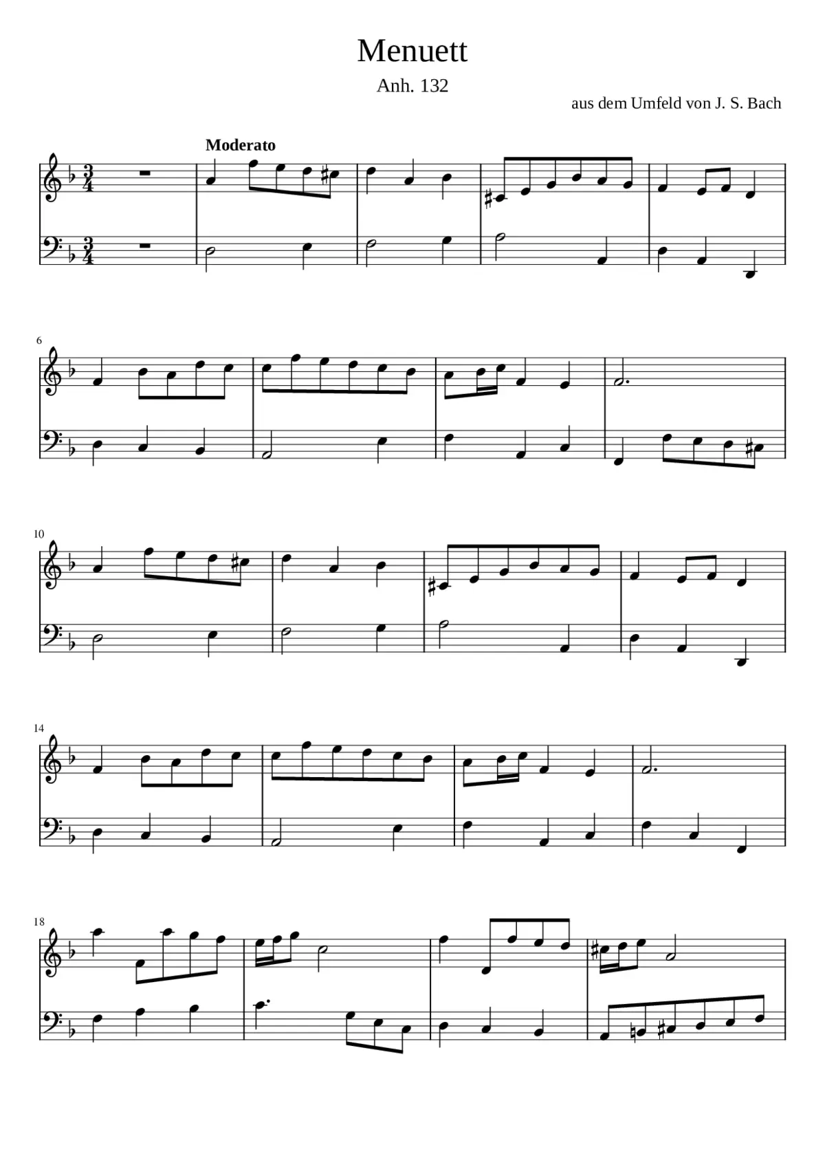 Menuett - Page 1