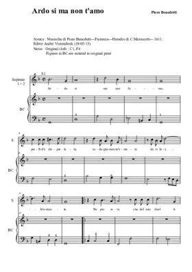 Ardo si ma non t'amo