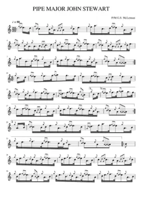 PIPE MAJOR JOHN STEWART