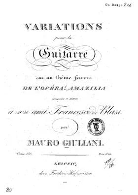 Variations on 'Io ti vidi e t'adorai'