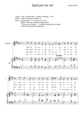 Qual per me ste' a sirea