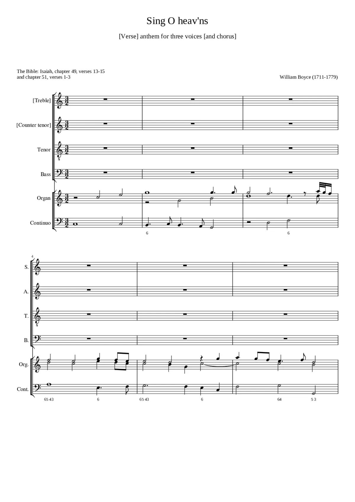 Sing O heavens - Page 1