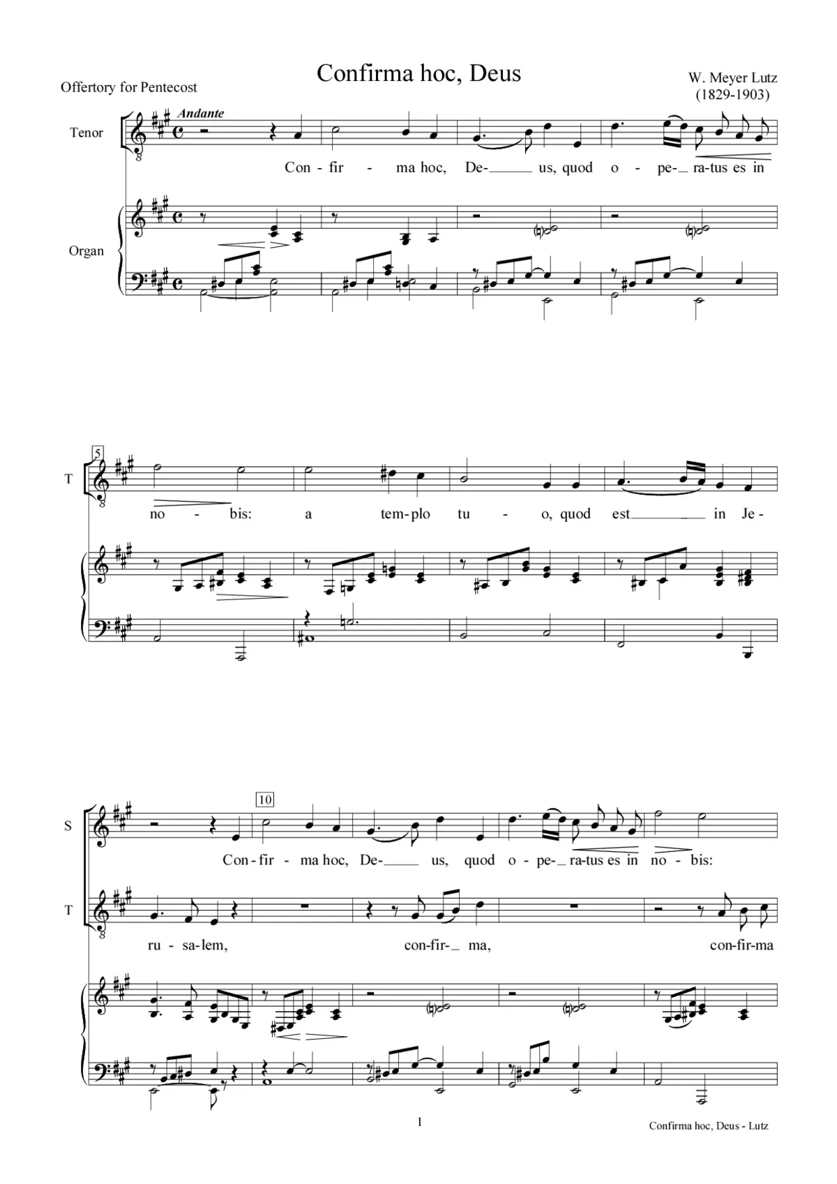 Confirma hoc Deus - Page 1