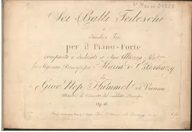 6 Deutsche Tänze