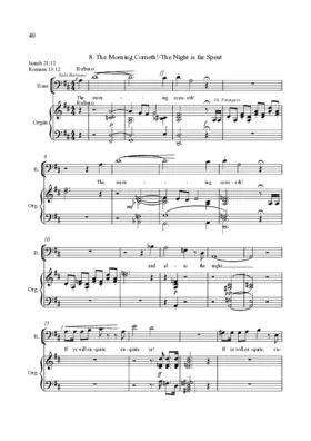 The morning cometh!/The night is far spent (No. 8 from 'Midnight Service')