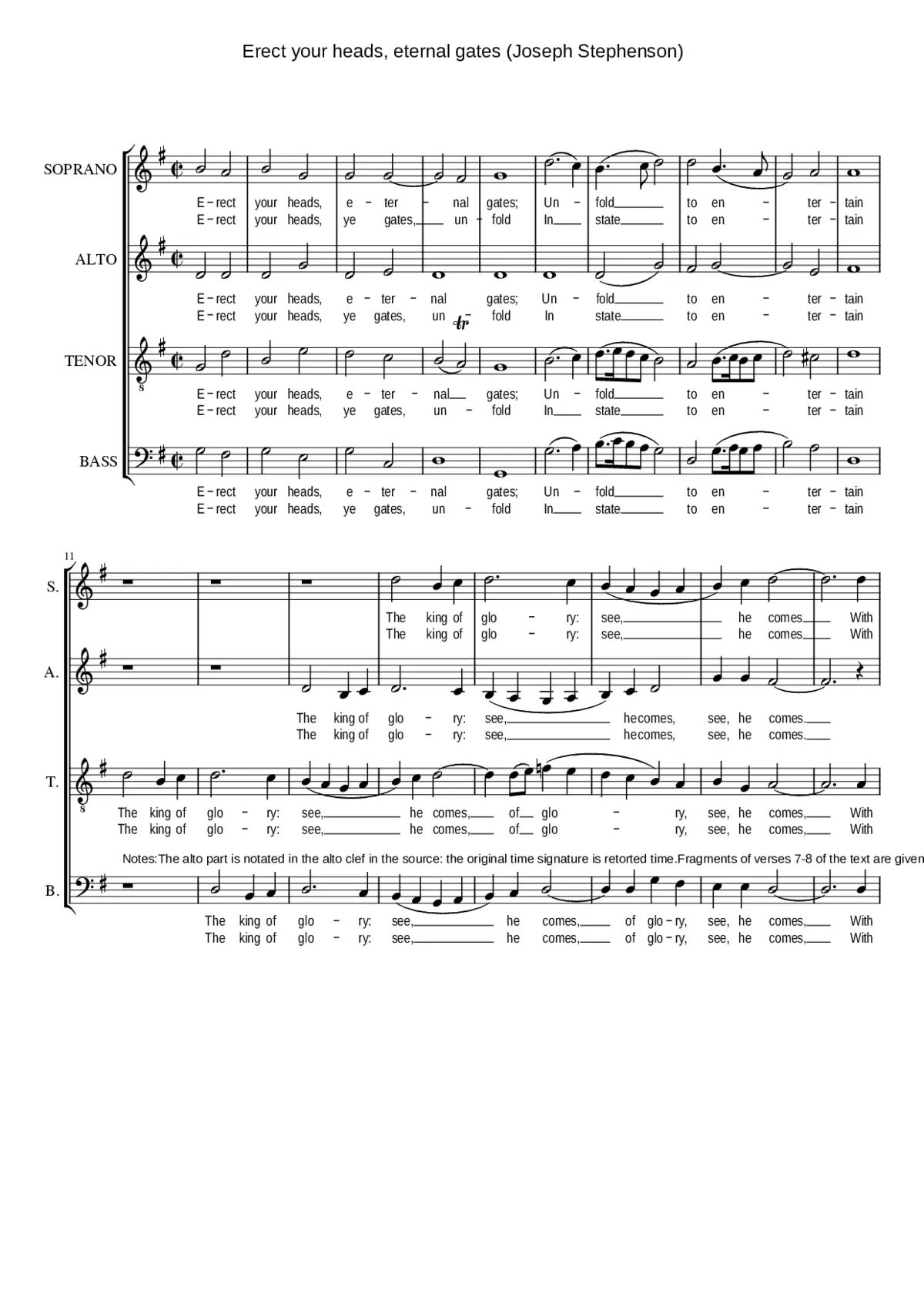 Erect your heads eternal gates - Page 1