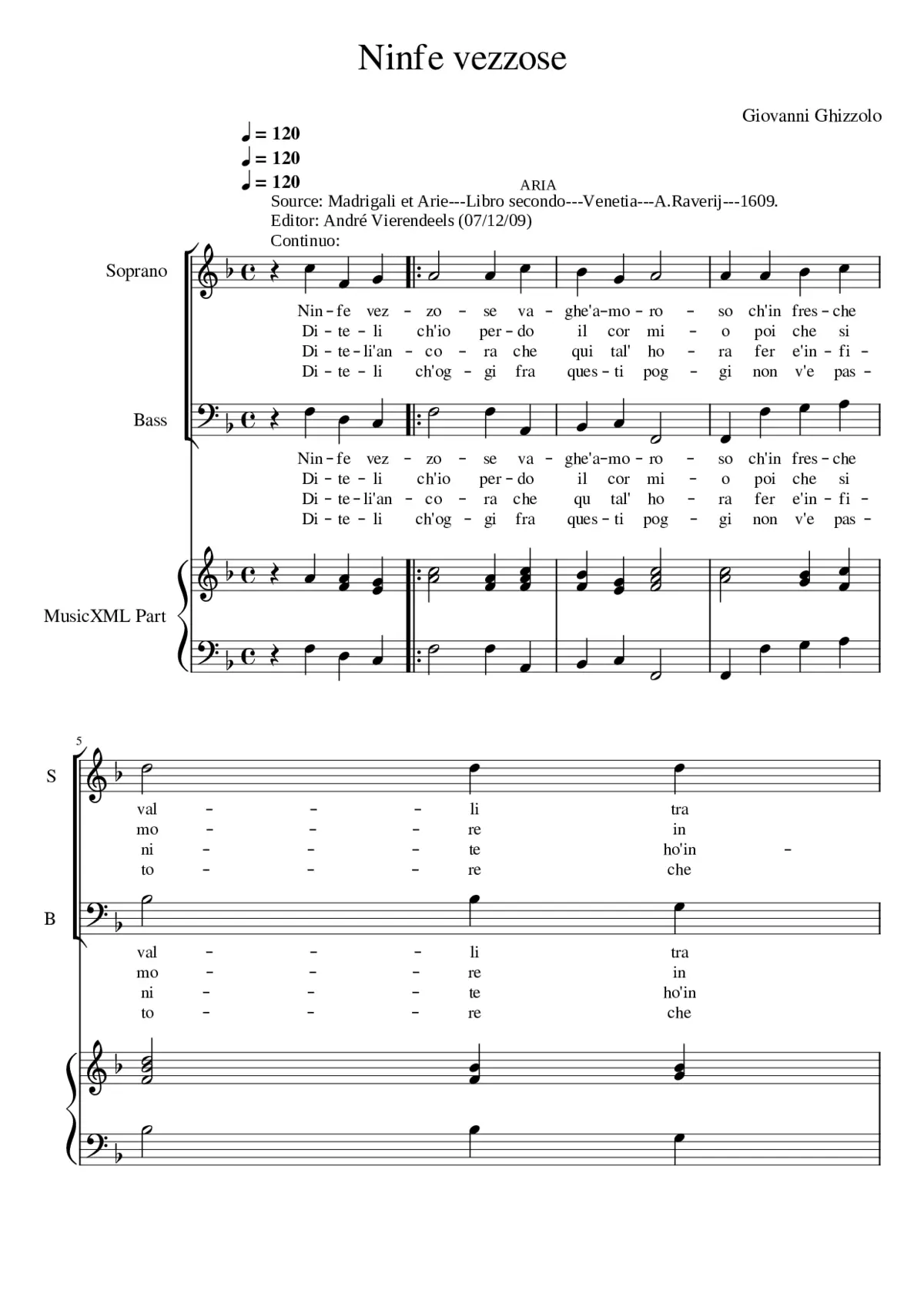 Ninfe vezzose - Page 1