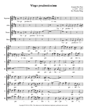 Virgo prudentissima a 4