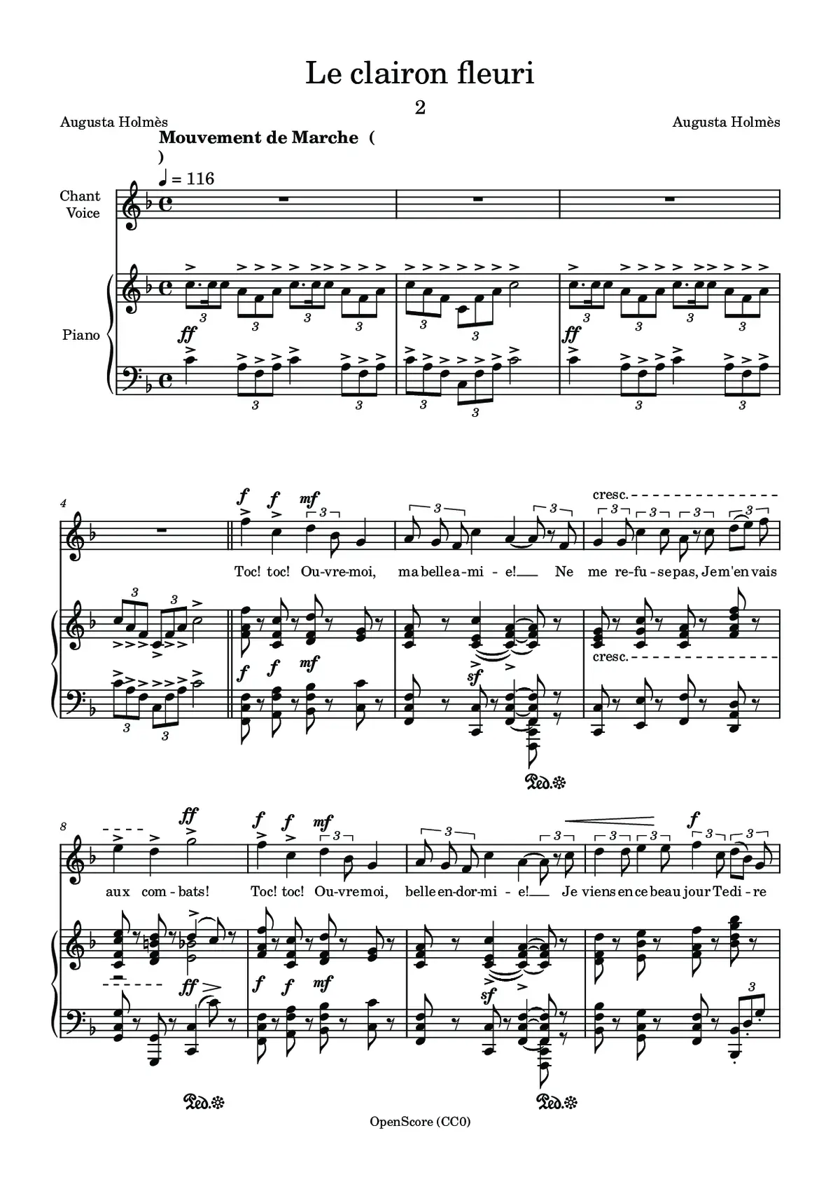Le clairon fleuri - Page 1