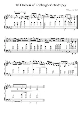 the Duchess of Roxburghes' Strathspey