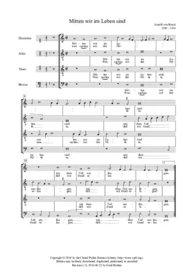 Mitten wir im Leben sind