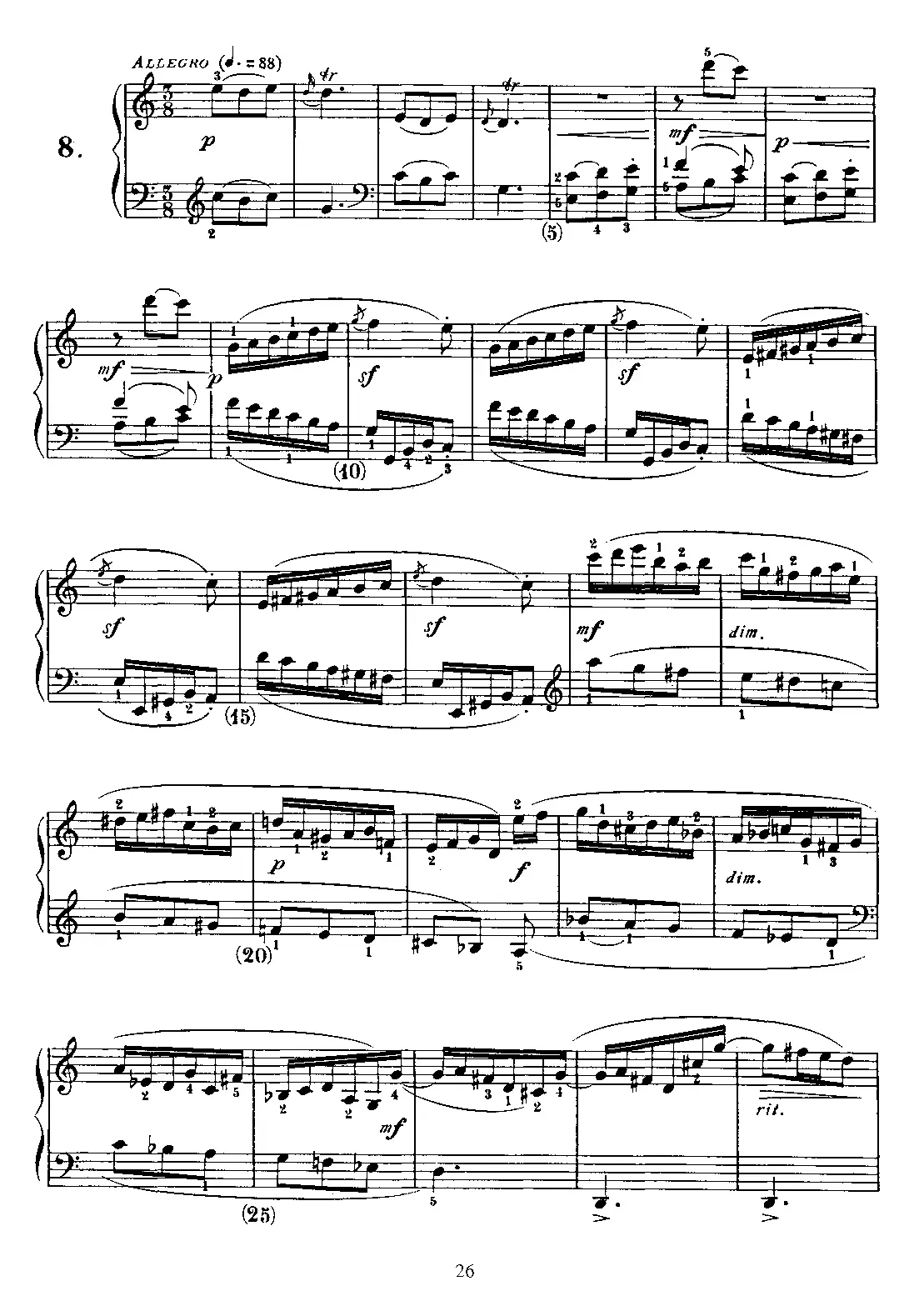Keyboard Sonata in C major - Page 1