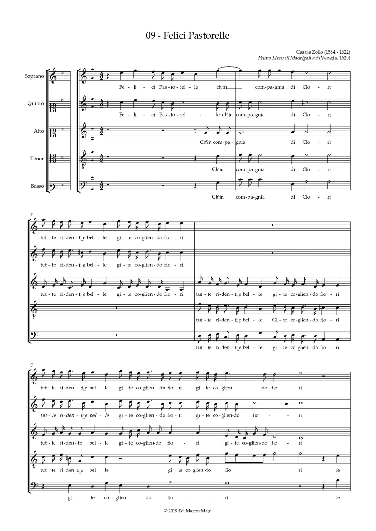 Felici Pastorelle - Page 1