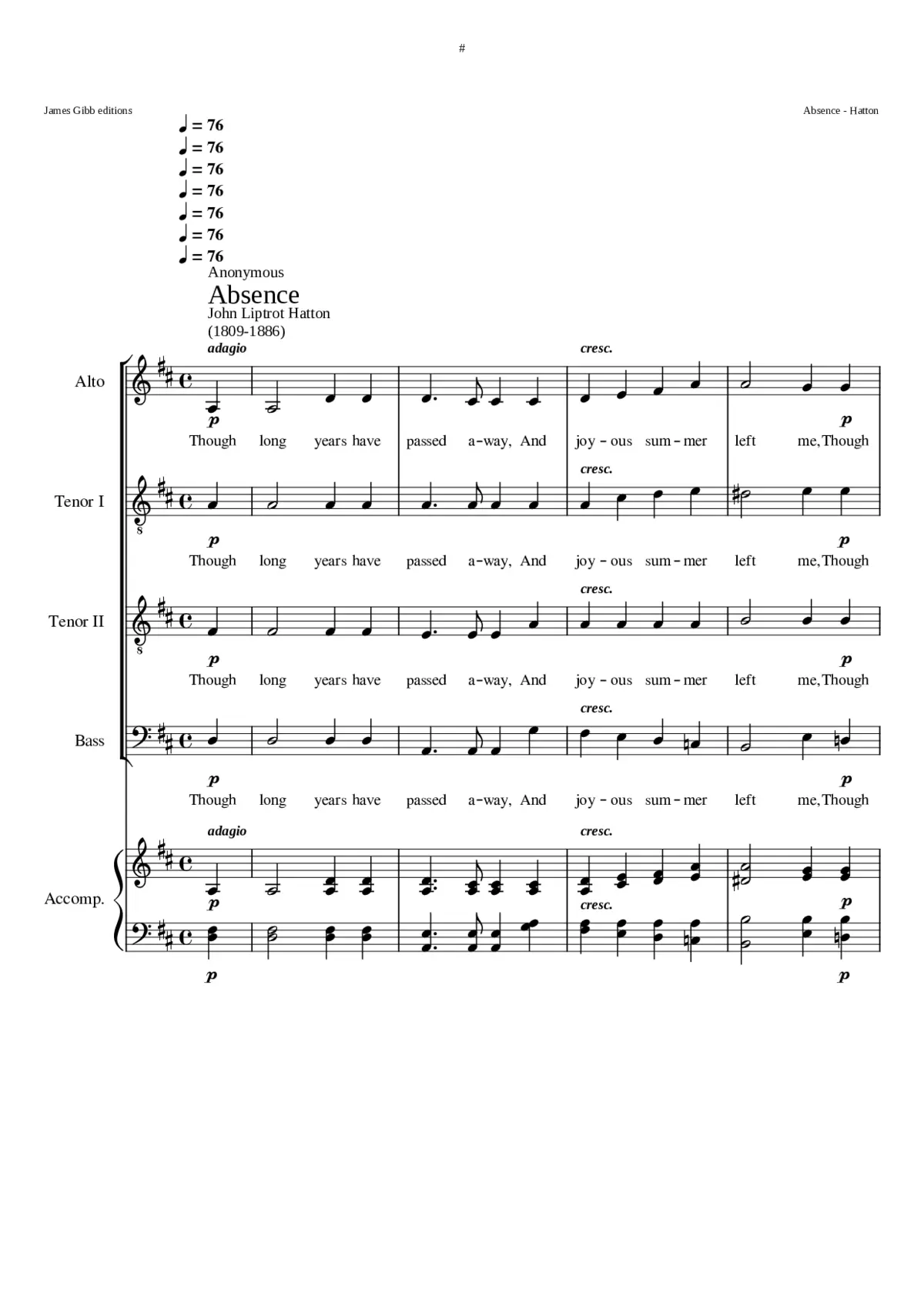Absence - Page 1