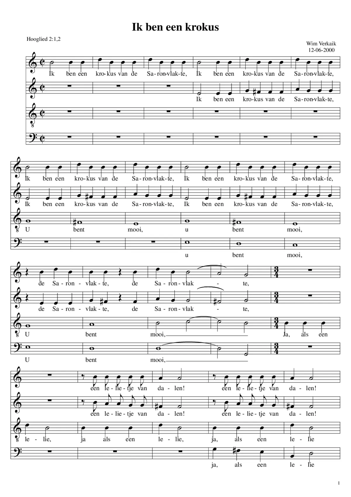 Ik ben een krokus - Page 1