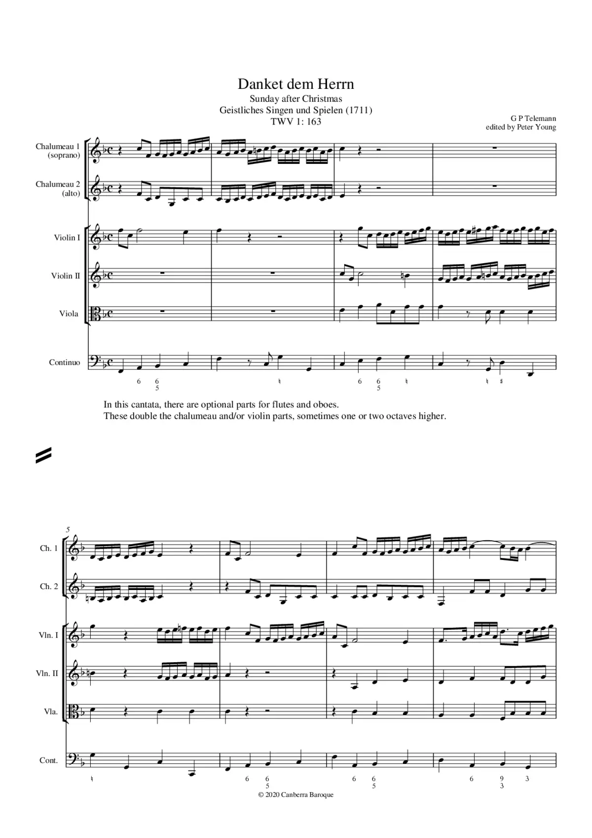 Danket dem Herrn - Page 1