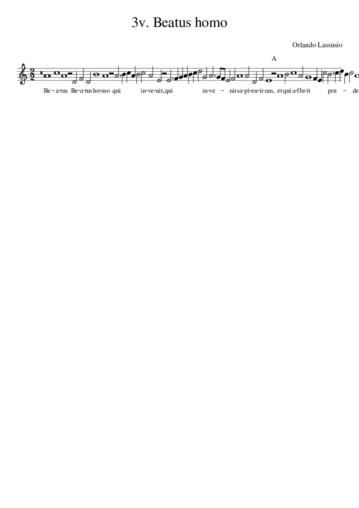 3v. Beatus homo - Page 1