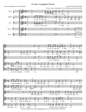 O come vaneggiate Donna