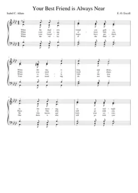 When the shadows round you gather (Excell)