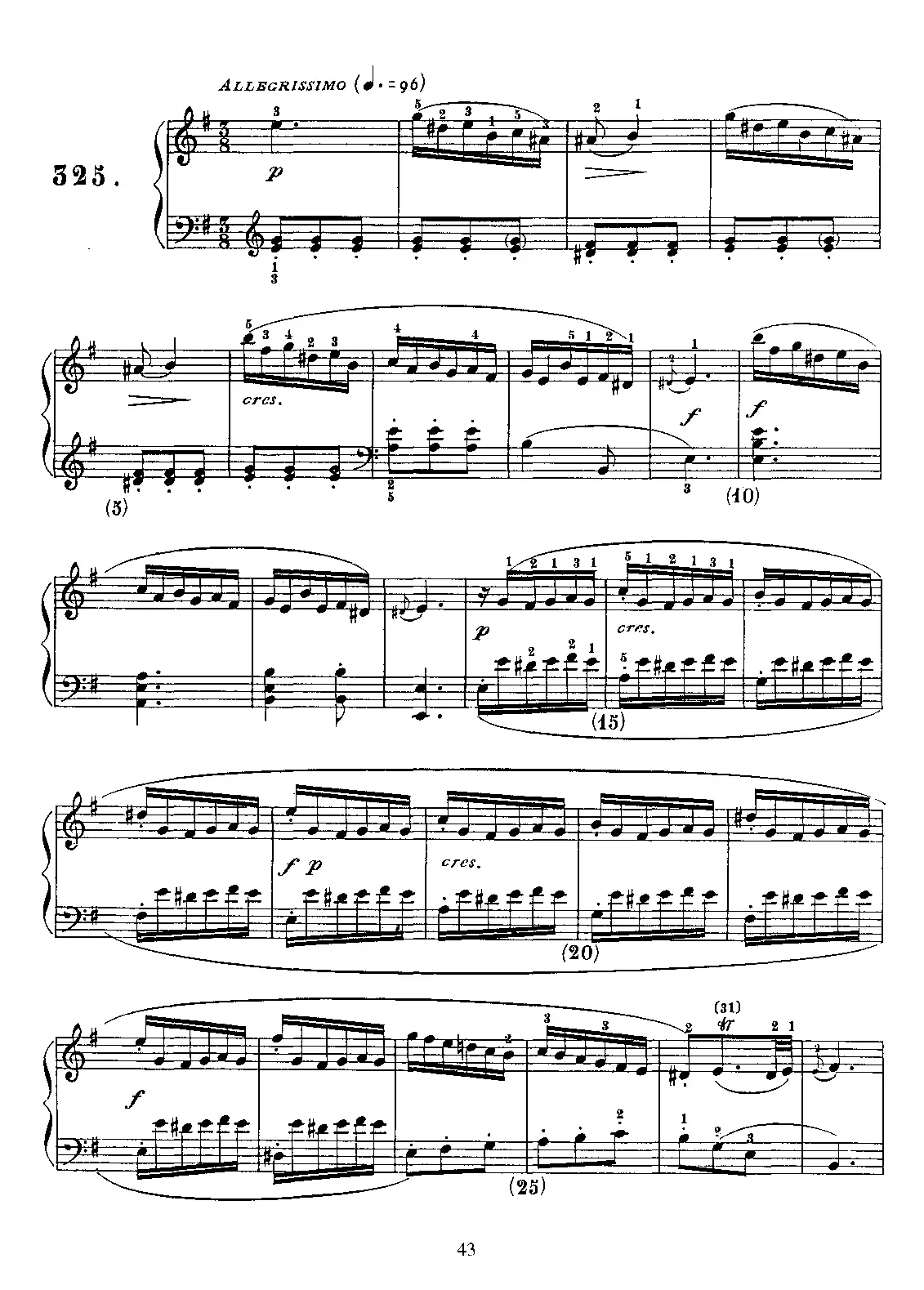 Keyboard Sonata in E minor - Page 1