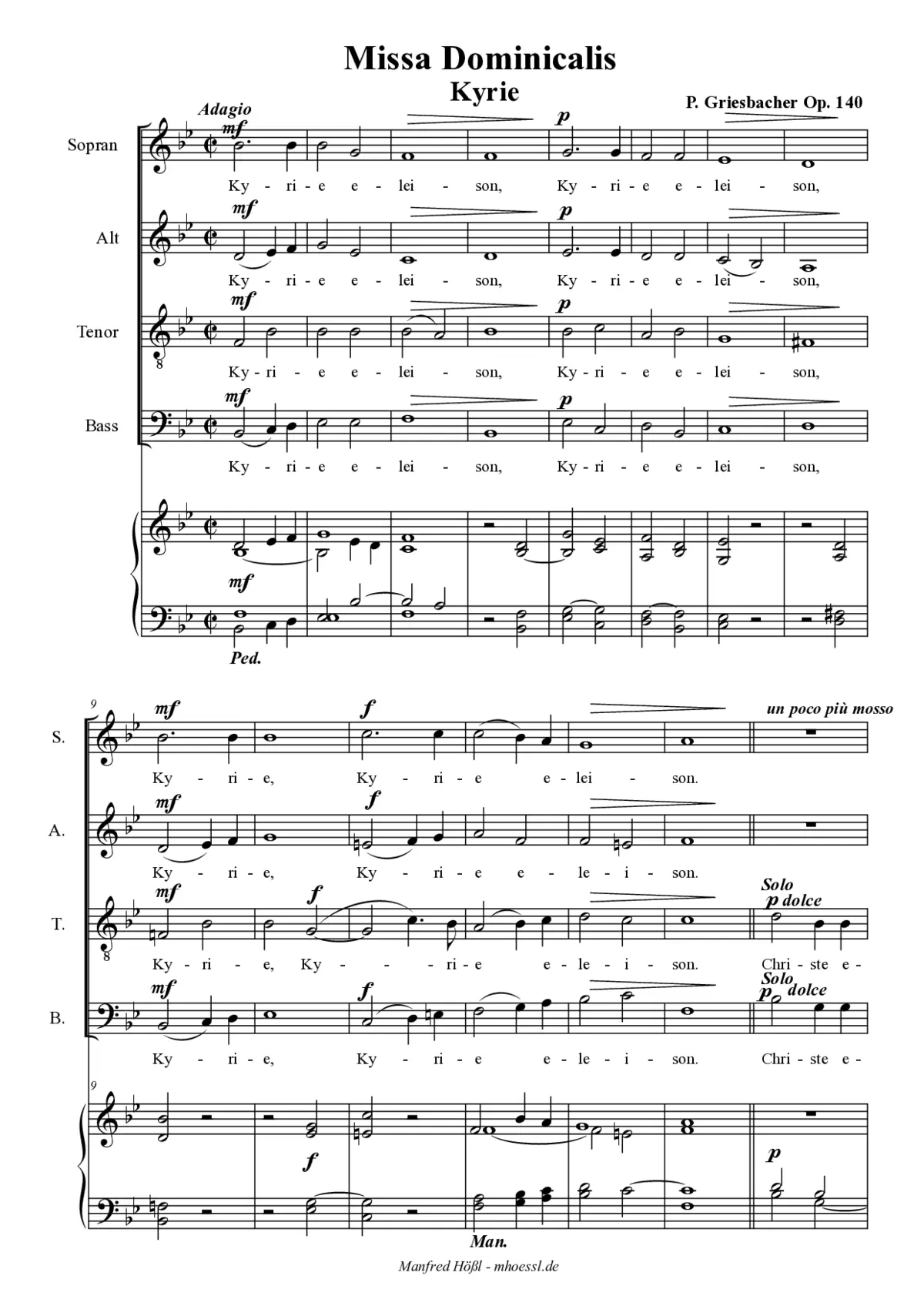 Missa dominicalis - Page 1