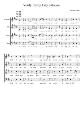 Verily Verily I Say Unto You