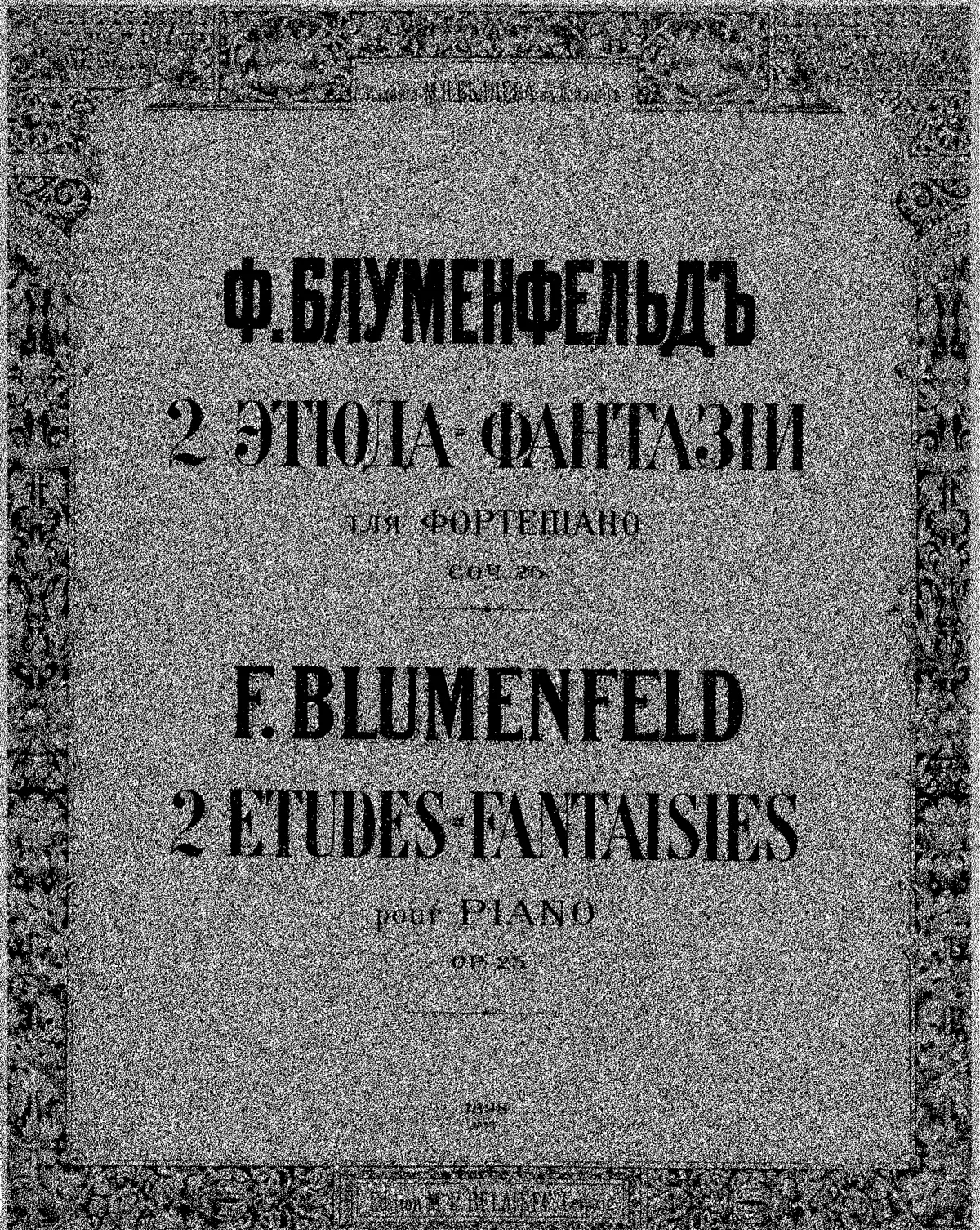 Two Fantasy-Etudes for Piano - Page 1