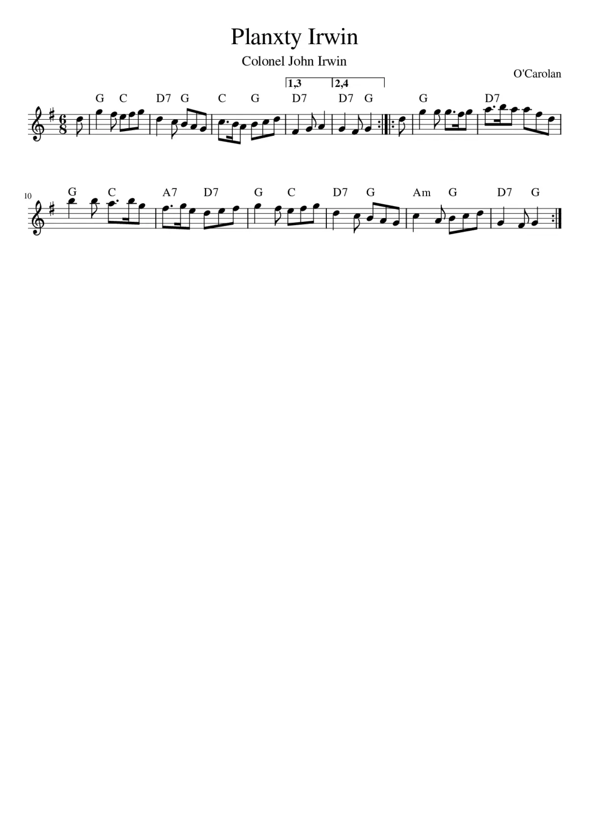 Planxty Irwin - Page 1