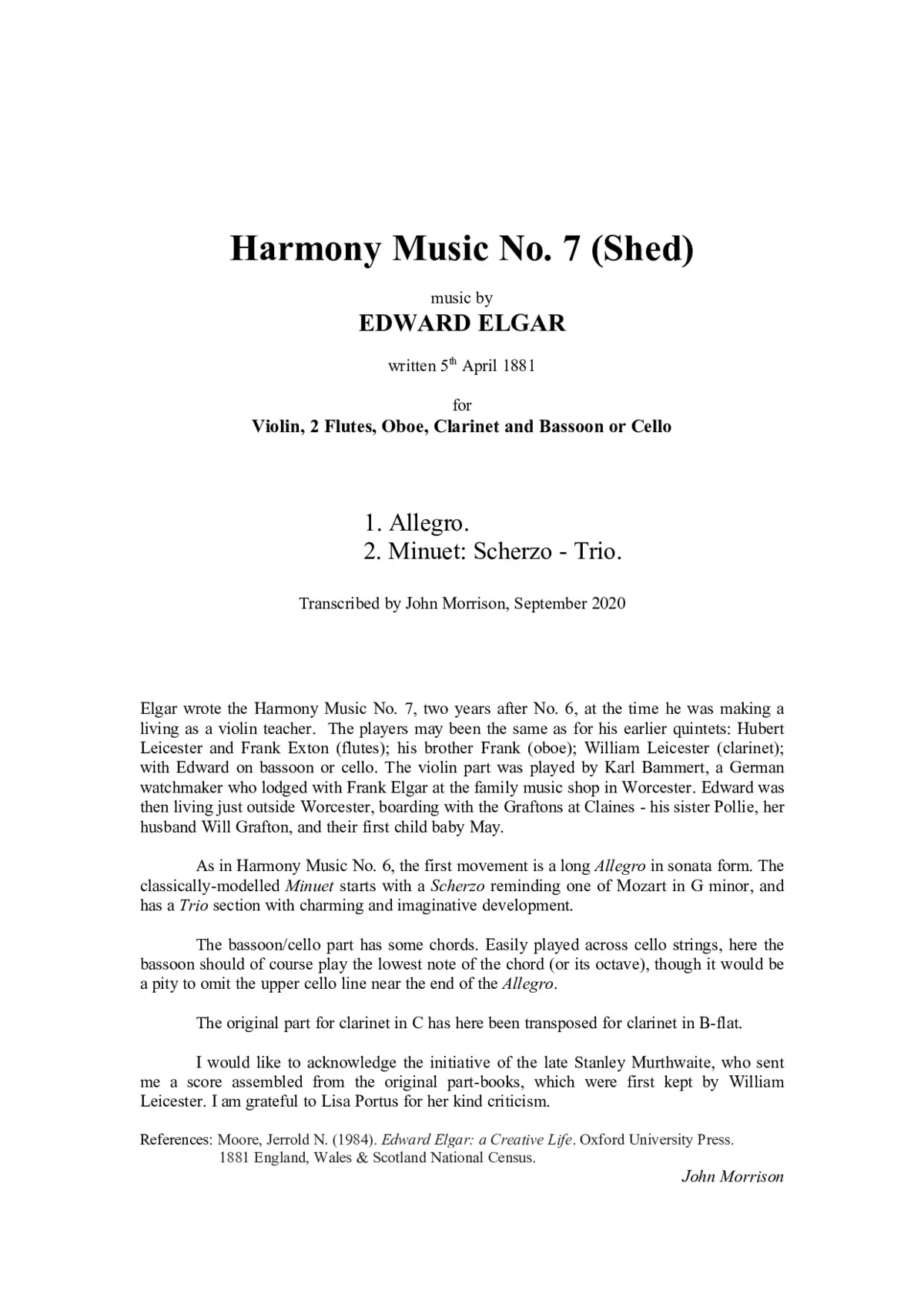 Harmony Music No.7 - Page 1