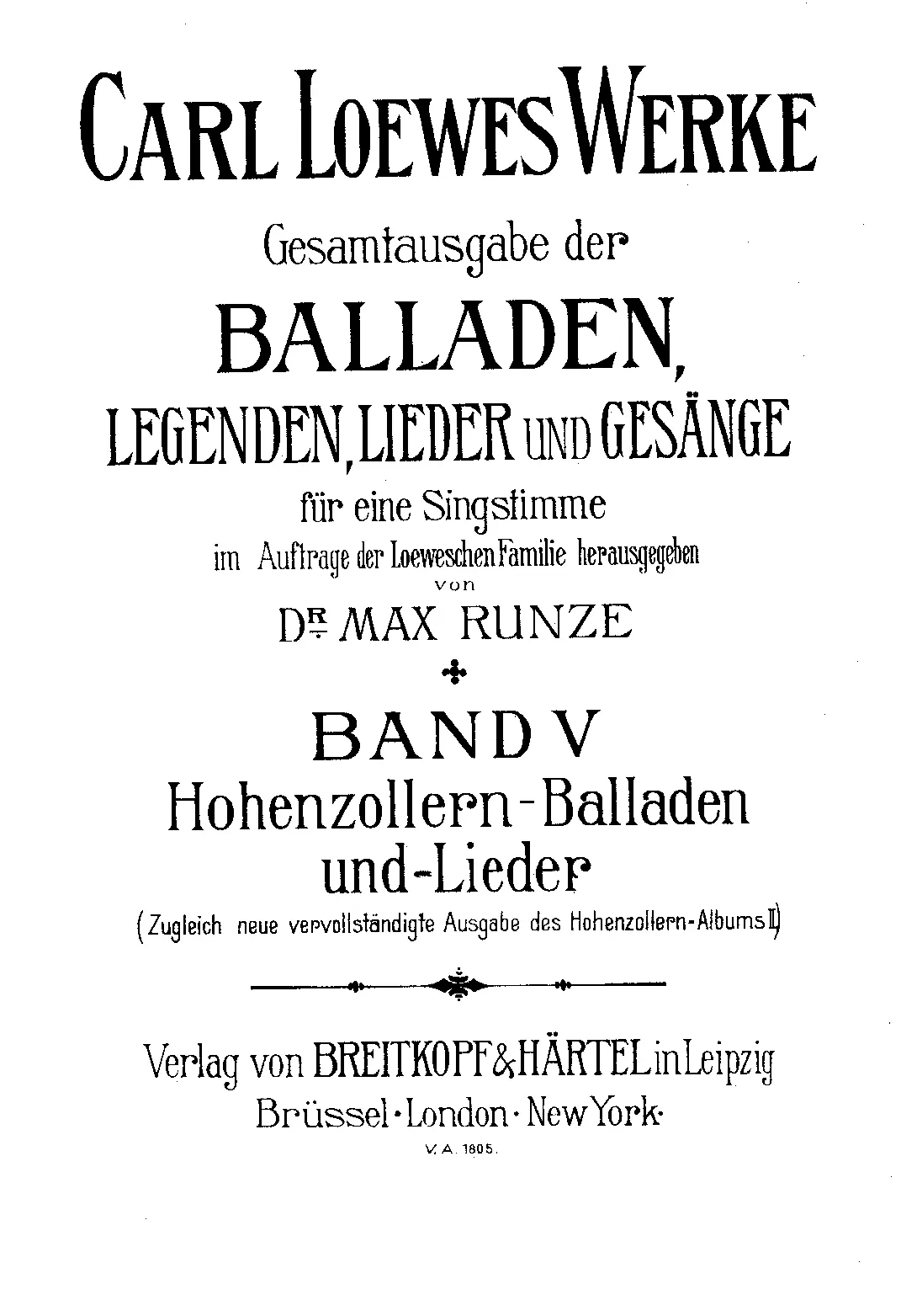 2 Balladen, Op.7 - Page 1