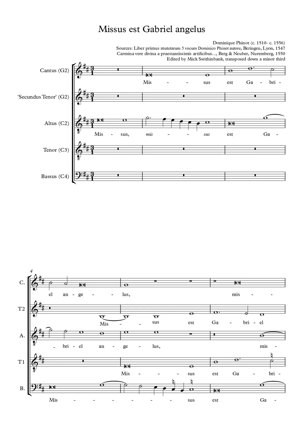 Missus est Gabriel angelus - Page 1