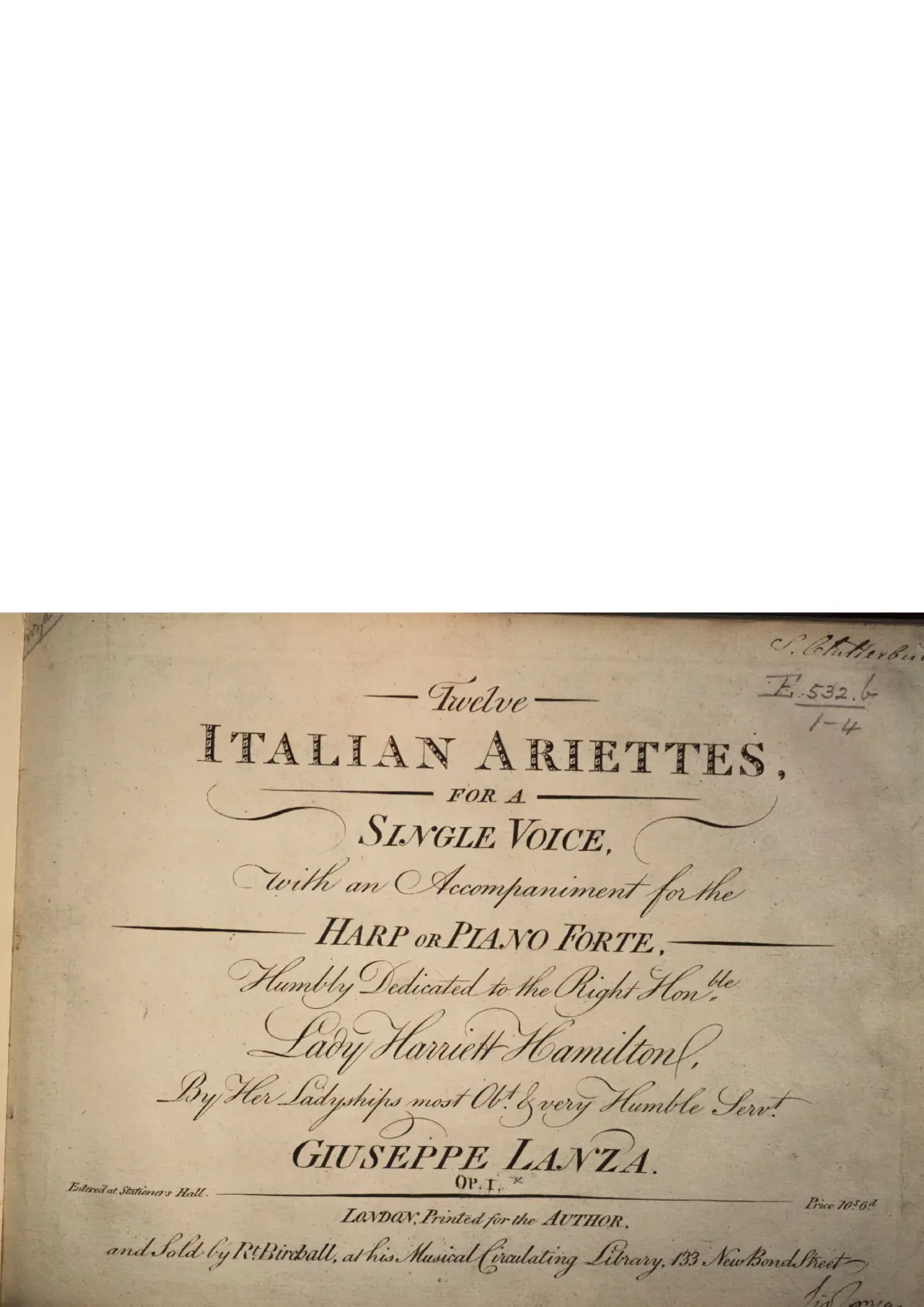 12 Italian Ariettes - Page 1