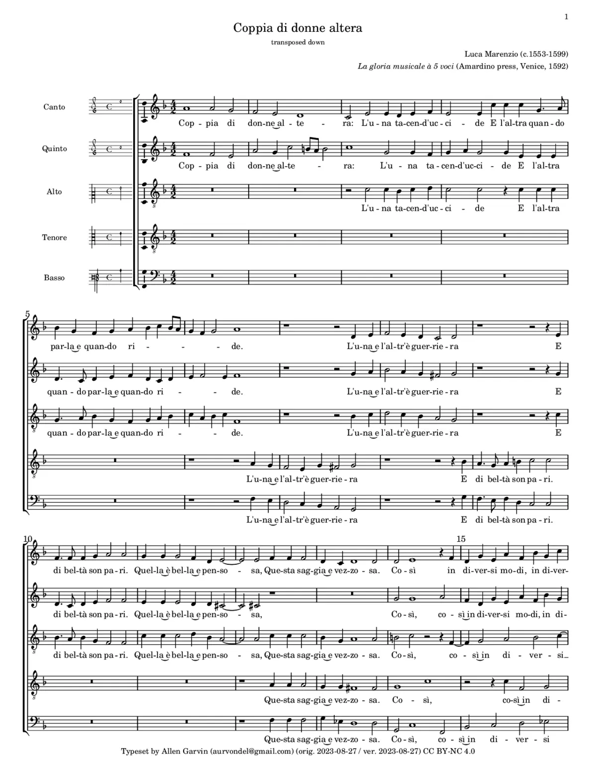 Coppia di donne altera - Page 1